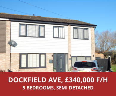 DOCKFIELD AVE, £340,000 F/H 5 BEDROOMS, SEMI DETACHED